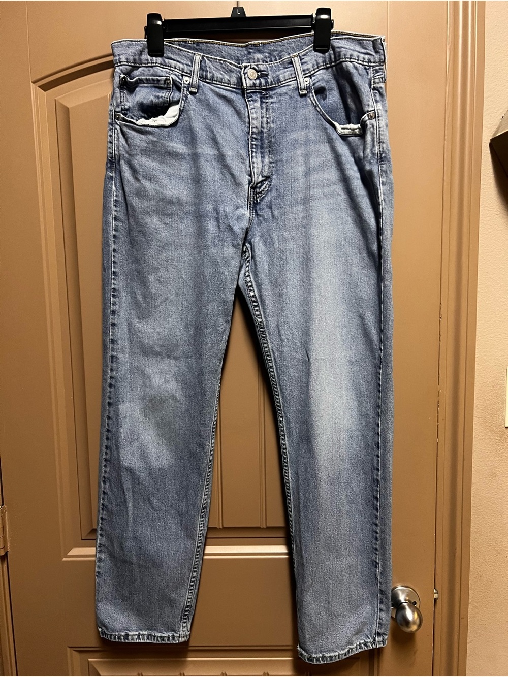 Levi’s 502 Regular Taper Jeans Men’s W38 L32 Light Wash Blue
